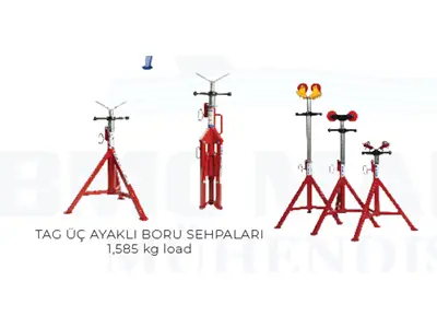 1585 kg Three-Leg Pipe Profile Stand