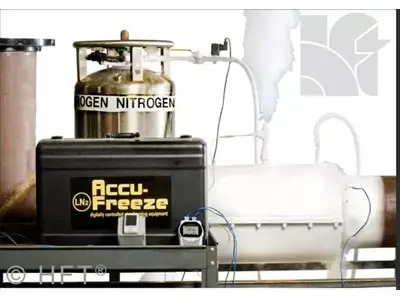 Otomatik Kontrollü Sıvı Nitrojen Boru Dondurma Makinası