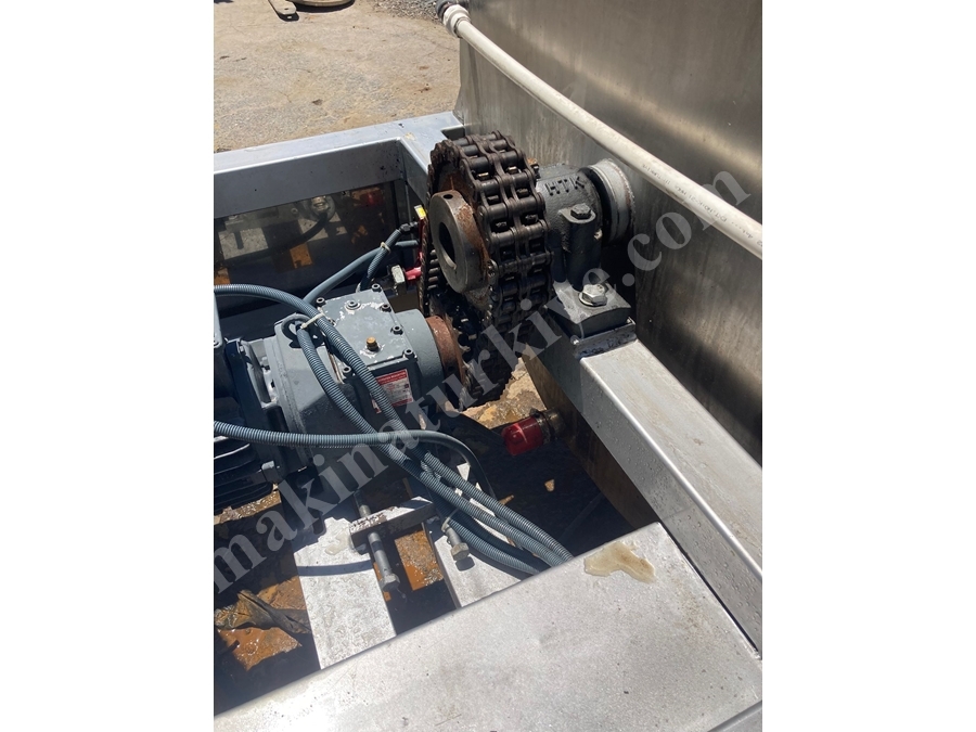 600 Litre Yatay Isıtmalı Sıvı Depolama Ve Karıştırma Mikseri