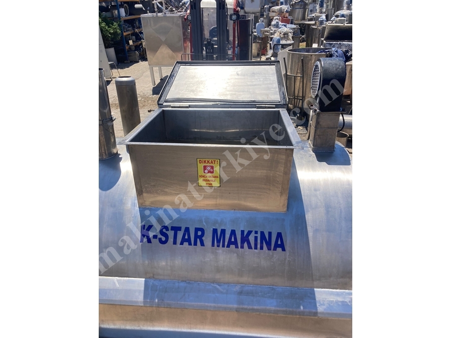 600 Litre Yatay Isıtmalı Sıvı Depolama Ve Karıştırma Mikseri