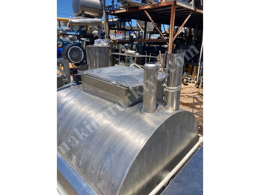 600 Litre Yatay Isıtmalı Sıvı Depolama Ve Karıştırma Mikseri