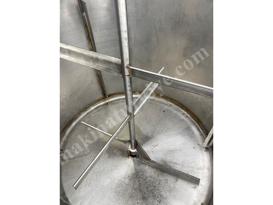 1000 Litre Paslanmaz Isıtmalı Gıda Mikseri