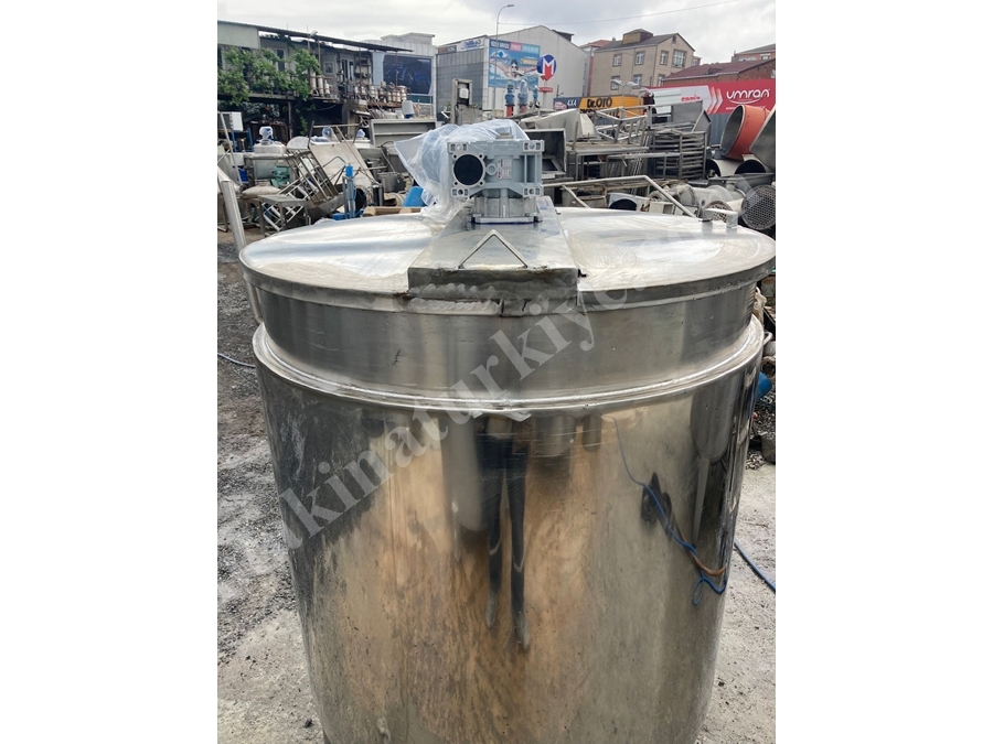 1000 Litre Paslanmaz Isıtmalı Gıda Mikseri