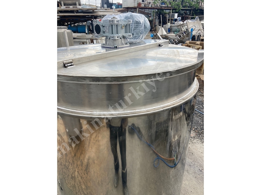 1000 Litre Paslanmaz Isıtmalı Gıda Mikseri