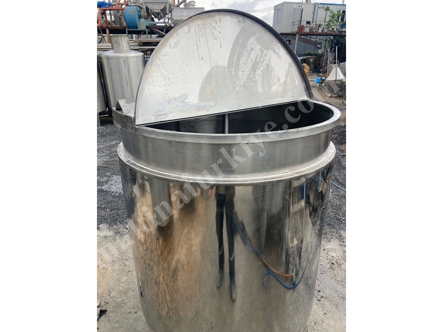 1000 Litre Paslanmaz Isıtmalı Gıda Mikseri