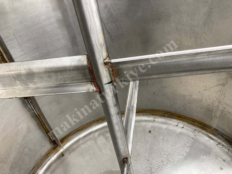 1000 Litre Paslanmaz Isıtmalı Gıda Mikseri