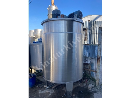 2200 Litre Homojenizatörlü Isıtmalı Gıda Mikseri
