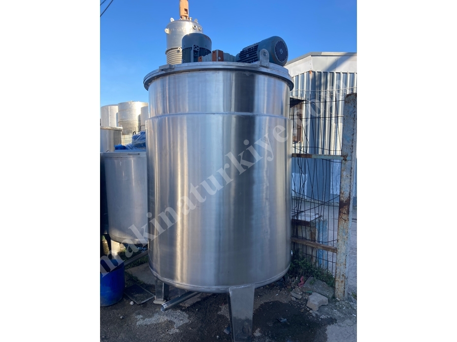 2200 Litre Homojenizatörlü Isıtmalı Gıda Mikseri