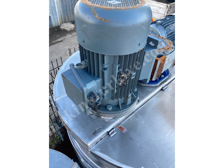 2200 Litre Homojenizatörlü Isıtmalı Gıda Mikseri