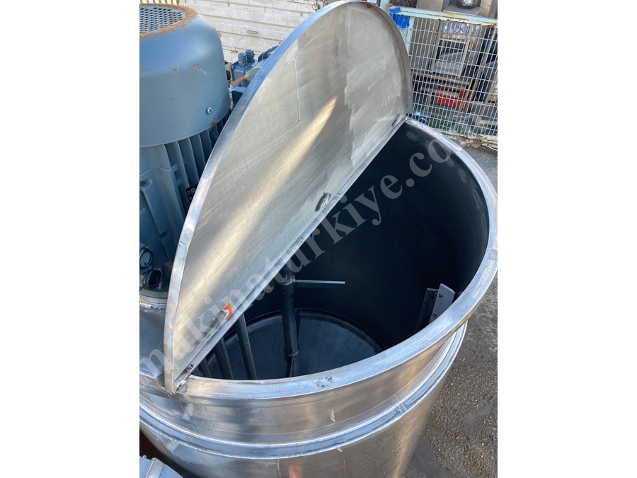 2200 Litre Homojenizatörlü Isıtmalı Gıda Mikseri