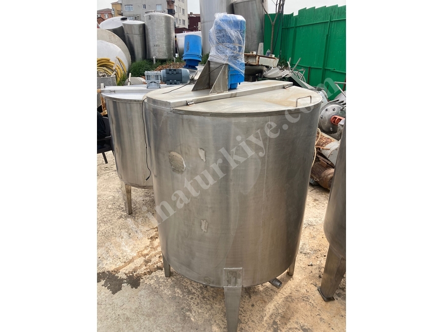 1400 Litre Paslanmaz Krom Çelik Gıda Mikseri