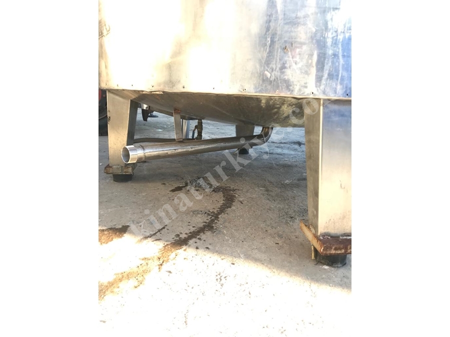 3300 Litre Elektrik Isıtmalı İzolasyonlu Paslanmaz Gıda Mikseri