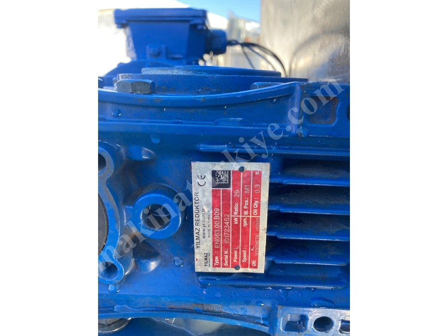 480 Litre Isıtmalı Paslanmaz Gıda Mikseri