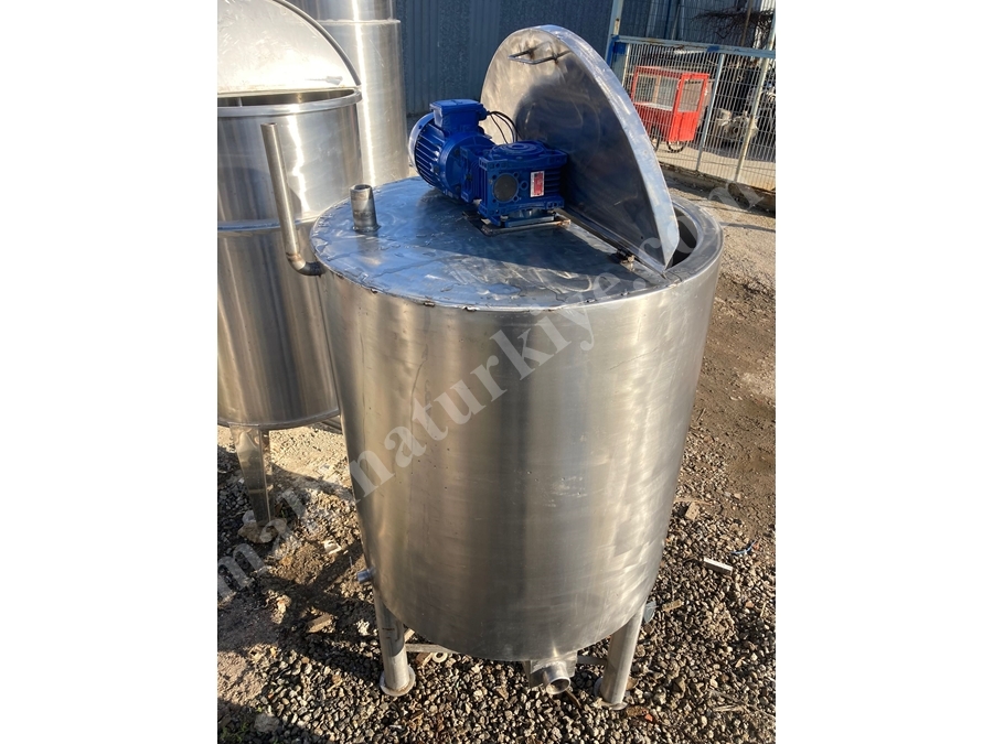 480 Litre Isıtmalı Paslanmaz Gıda Mikseri