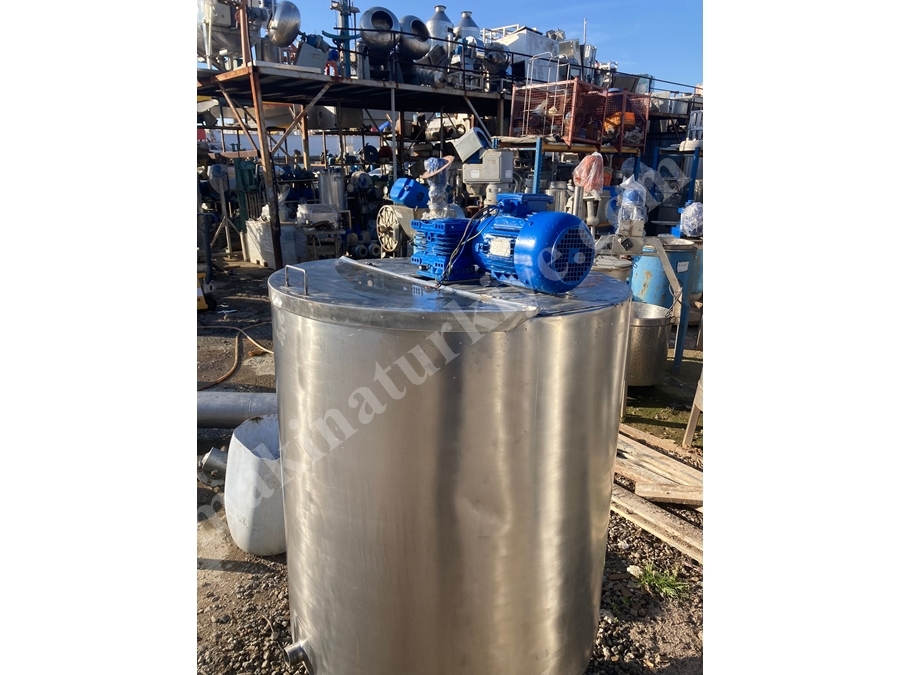 480 Litre Isıtmalı Paslanmaz Gıda Mikseri