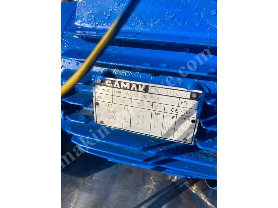480 Litre Isıtmalı Paslanmaz Gıda Mikseri