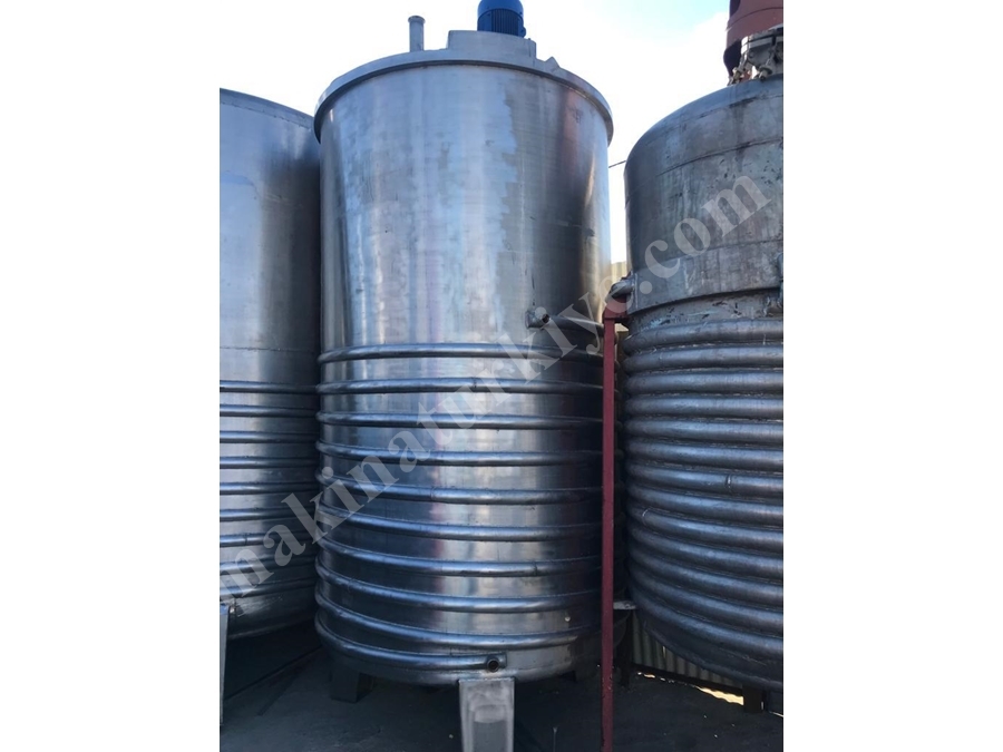 7800 Litre Serpatinli Gıda Mikseri