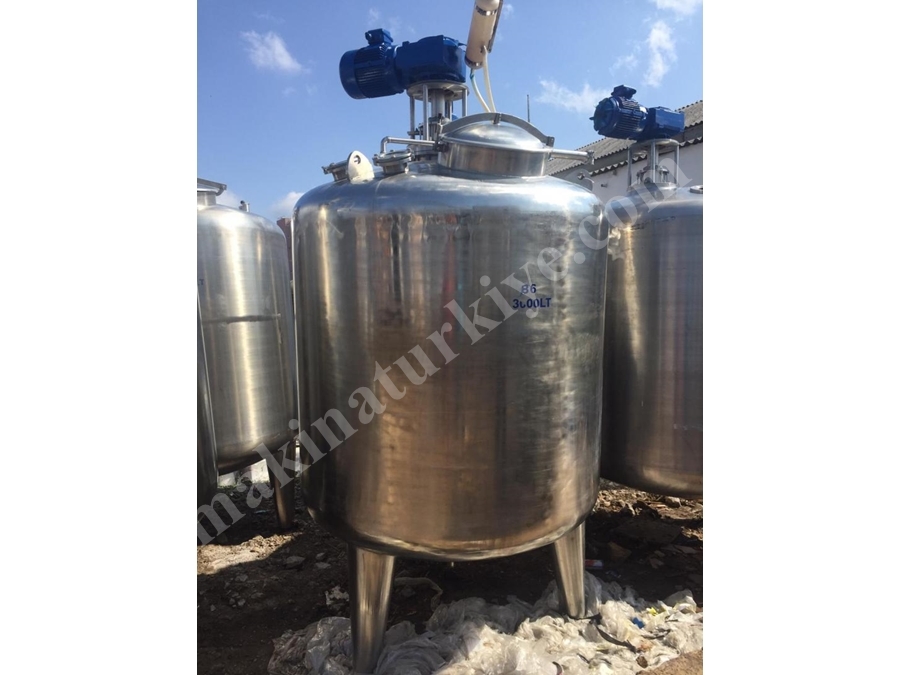 3000 Litre Kalite Polisajlı İlaç Karıştırma Makinası