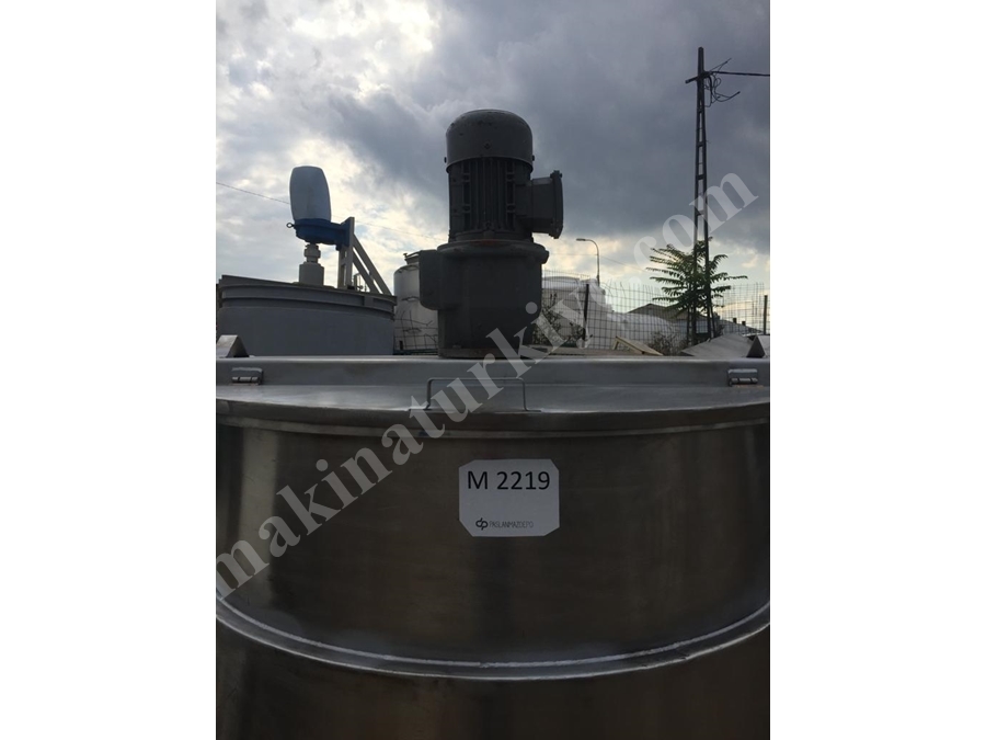 1000 Litre Paslanmaz Gıda Mikseri