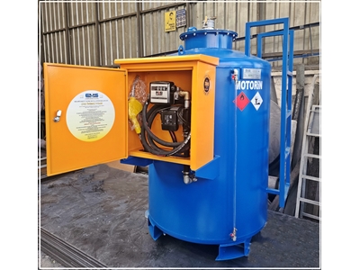 1.000 Litre Yerüstü Pompa Donanımlı Dikey Yakıt Tankı  - 6