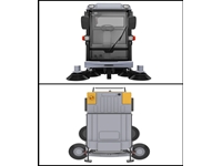 Closed Cabin Electric Street And Road Sweeper With 300 Liter Garbage Capacity - 5