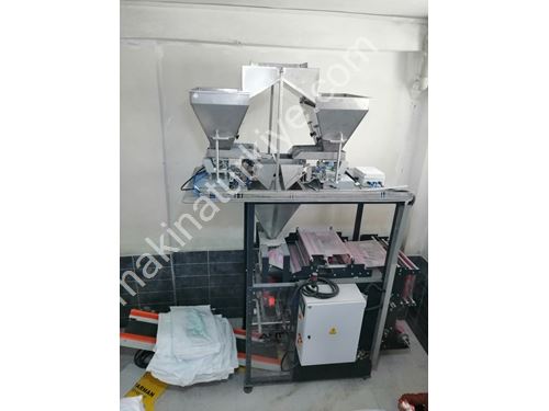 4 Pans Powder Sugar Vertical Filling Packing Machine