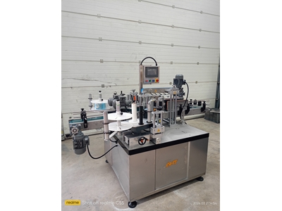 4800 Pcs/Hour Bottle Jar Label Sticking Machine - 4