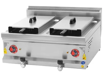 800x700x300 cm Double Electric Industrial Fryer on Stand