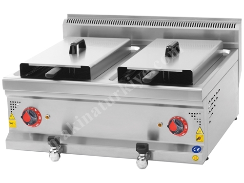 800x700x300 cm Double Electric Industrial Fryer on Stand