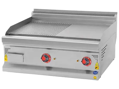 800x700x300 cm Countertop Semi-Channel Electric Industrial Grill