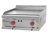 800x700x300 cm Countertop Semi-Channel Gas Industrial Grill - 0