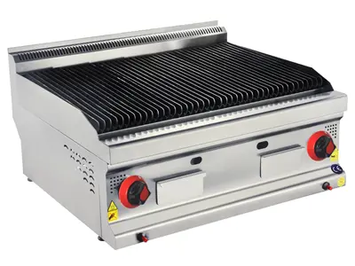 800x700x300 cm Countertop Gas Cast Iron Industrial Grill