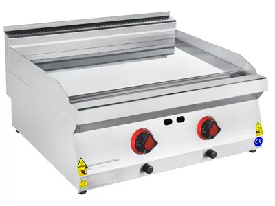 800x700x300 cm Edge Double Gas Flat Plate Industrial Grill