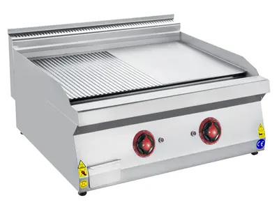 800x700x300 cm Edge Countertop Electric Half-Channel Industrial Grill