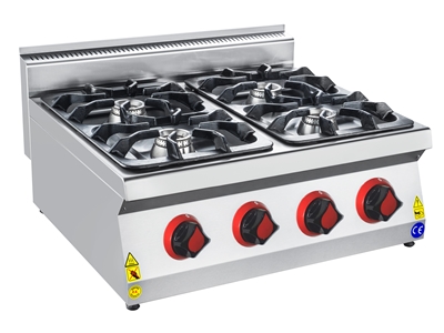 4-Burner Edge Gas Set Top Stove - 0