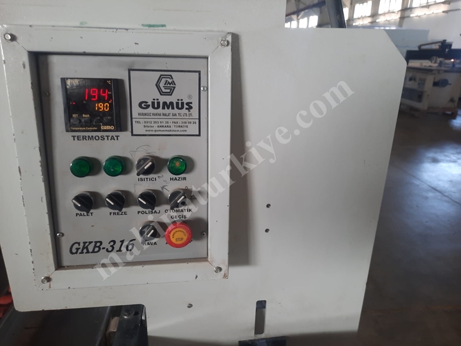 Gkb 316 Gümüş 3 Ünite Kenar Bantlama Makinası 
