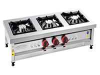 3-Burner Gas Cooktop with Cabinet - 0