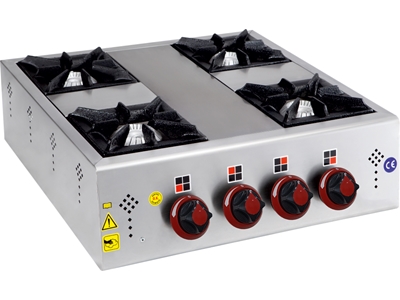 4-Burner Gas Economical Stove Top - 0