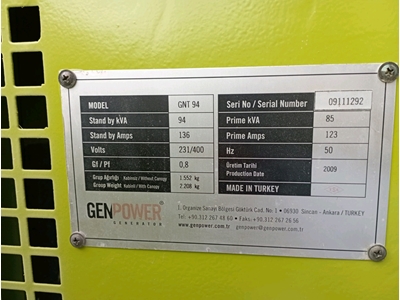 94 Kva Dieselgenerator - 4