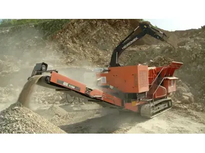 Mtk-1100-A Electric Mobile Crusher