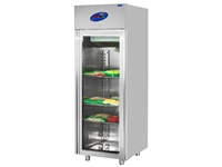 Вертикальный холодильник с отрицательной температурой и стеклянной дверцей 600 литров - 0