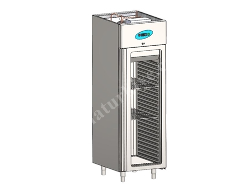 700 Liter Negative Glass Door Self Shelf Monoblock Vertical Refrigerator