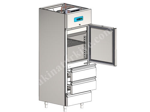 700 Liter Three-Drawer Vertical Refrigerator