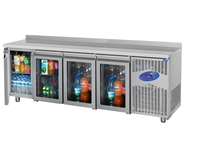 550 Liter Unterbau-Kühlschrank mit Glastür - 0