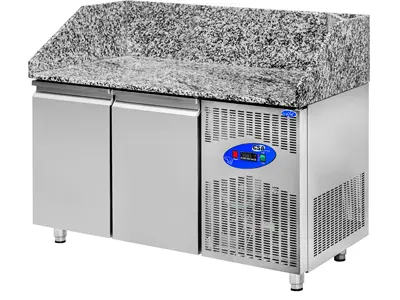 380 L Granite Top Marble Countertop Refrigerator