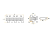 85 mm Modular Conveyor Belt - 1