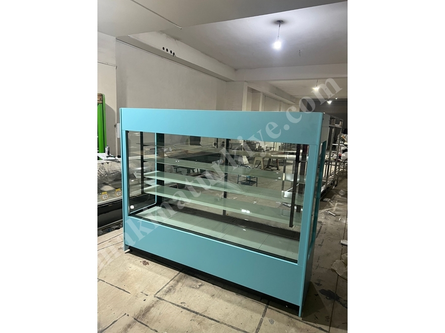 Led Aydınlatmalı Kuru Ve Yaş Pasta Dolabı