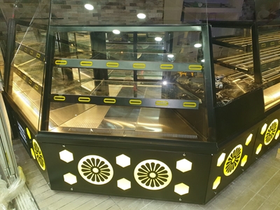 Led Aydınlatmalı Ve Pvc Kaplamalı Fırın Ve Pastahane Dolabı - 3