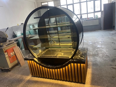 Clock Type Bakery Display Cabinet Circular Bakery Display Cabinet - 7