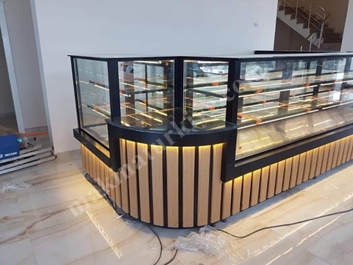 Fresh Pastry Dry Pastry Bakery Display Cabinet